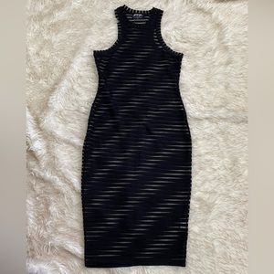 Nasty Gal midi sheer bodycon